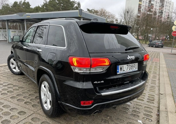 Jeep Grand Cherokee cena 143333 przebieg: 126000, rok produkcji 2018 z Myszyniec małe 407